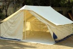 double fly emergency relief tent