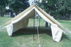 double fly emergency relief tent