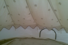 Bell Tent Inner view with lining