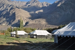 Luxury Swiss cottage tents