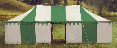 rectangular medieval tent