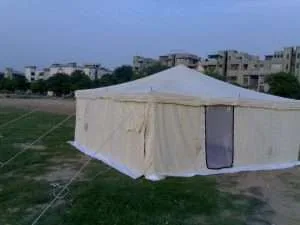 wall type emergency relief tents