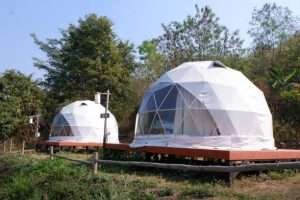 Geodesic dome tent 1